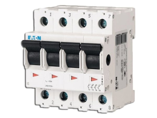 Eaton-pääkytkin 4-napainen 25 A 4 NC-kosketinta, 4 NO-kosketinta 240 V/AC 276265 (276265) Eaton-pääkytkin 4-napainen 25 A 4 NC-kosketinta, 4 NO-kosketinta 240 V/AC 276265 (276265)