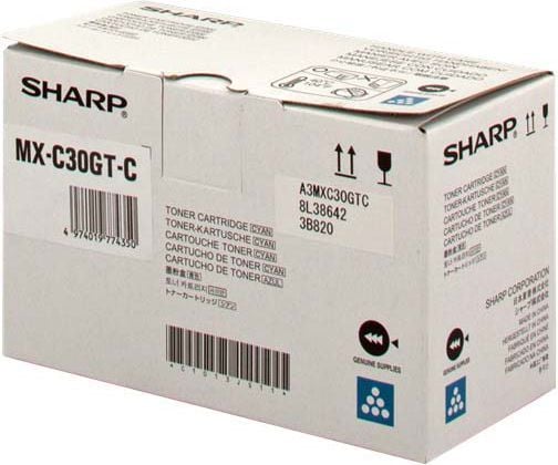 Sharp MXC30GTC - syaani - alkuperäinen - tonerpatron - Sharp MX-C250F, MX-C300W, MX-C301W, MX-C300F, MX-C301W