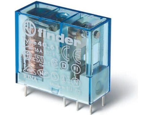 Finder 40.61.7.024.0000 Tulostusrele 24 V/DC 16 A 1 x vaihtokosketin 1 kpl 1 kpl