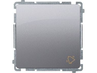 Kontakt-Simon BMD1.01/21, Painikekytkin, Muovi, Ruostumaton teräs, IP20, IP44, 250 V, 10 A