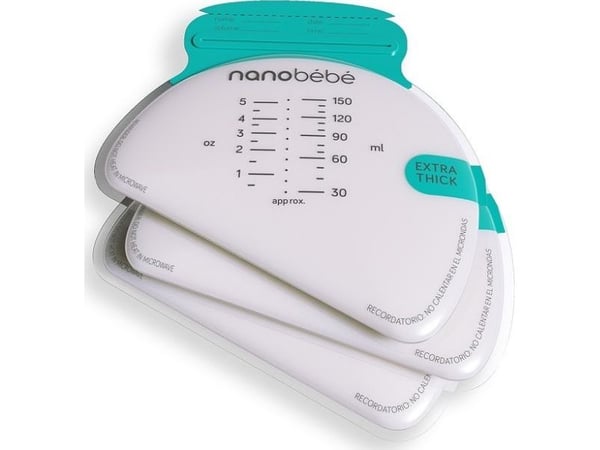 Nanobebe poser for morsmelk/mat til oppbevaring – 50 stk Nanobebe poser for morsmelk/mat til oppbevaring – 50 stk