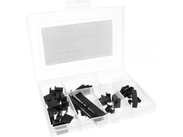 InLine 59941D, Tietokoneen/palvelimen pölysuoja, Musta, 120 mm, 215 mm, 30 mm, 83 g