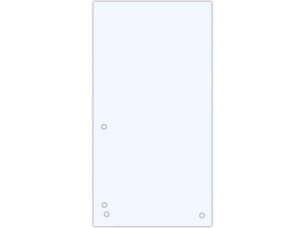 Donau kartong skilleark 1/3 A4 hvit (8620100-09PL)