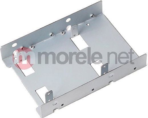 SilverStone SST-SDP08-LITE - Uttagbar harddiskramme - 2.5" - 3.5" to 2 x 2.5" - grå