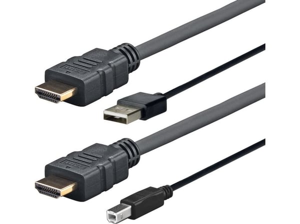 VivoLink Pro - HDMI-kabel - USB, HDMI hann til USB-type B, HDMI hann - 4 m - 4K-støtte