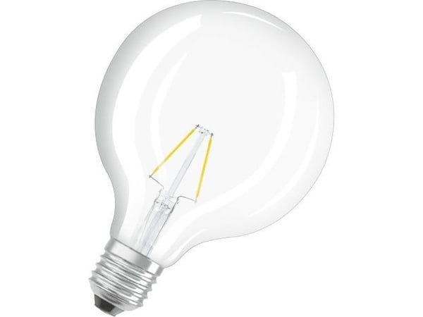 OSRAM - LED-filamentlyspære - klar finish - E27 - 4.5 W (ekvivalent 40 W) - klasse E - varmt hvitt lys - 2700 K