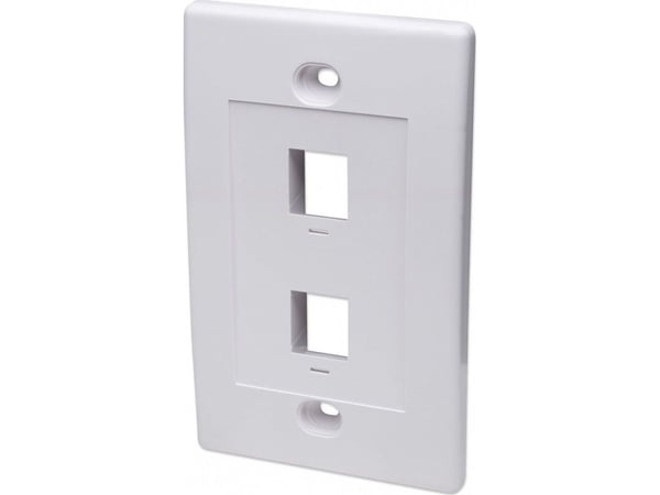 Intellinet 163293, Hvid, Konventionel, Universel, Keystone modul, 70 mm, 114 mm