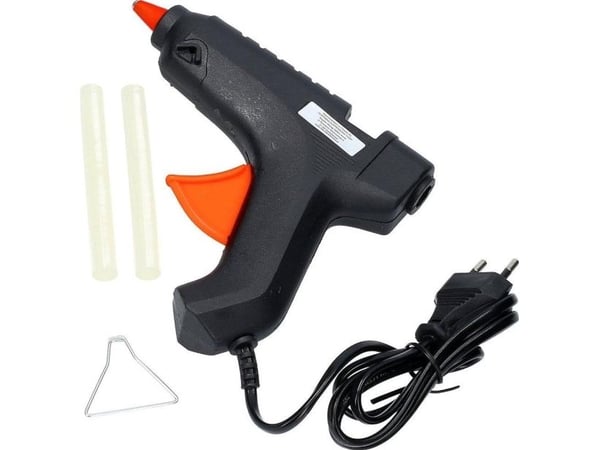 Libox Pistolet do klejenia 60W ( KLEJARKA ) LB0055, Limpistol, Svart, Plast, Kartong, Keramiska, Glas, Läder, Plast, Polystyren (PS), Gummi, Trä, 1...