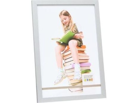 Deknudt S44CD1, Enkel bilderamme, MDF, Tre, Sølv, 13 x 18 cm, Rektangulær, 150 mm