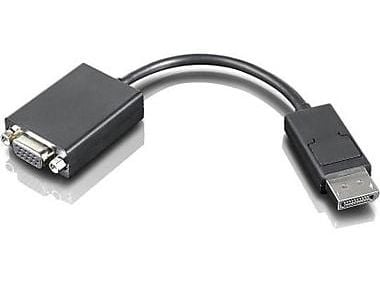 Lenovo - Videokonverter - DisplayPort - VGA - ASM - for ThinkCentre M75t Gen 2; M80s Gen 3; M90a Gen 3; M90q Gen 2; M90t Gen 3; ThinkCentre neo 70
