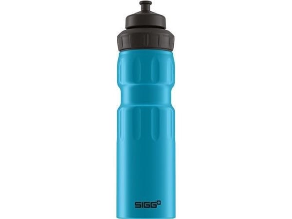 SIGG 8439.60, Idretter, 750 ml, Sportslokk, Aluminium, Svart, Blå, Voksen