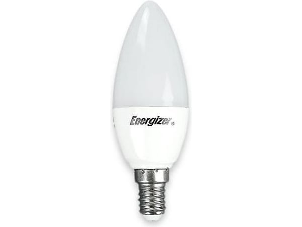 Energizer - LED-lyspære - form: stearinlys - mattslipt finish - E14 - 5.9 W (ekvivalent 40 W) - klasse F - 2700 K - opal