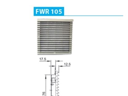 Ergom filter til vifte FWR 105 (R37RC-01010100301)