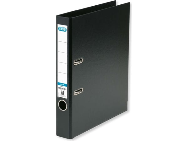 Elba 100202102, polypropylen (PP), sort, A4, 285 mm, 50 mm, 318 mm