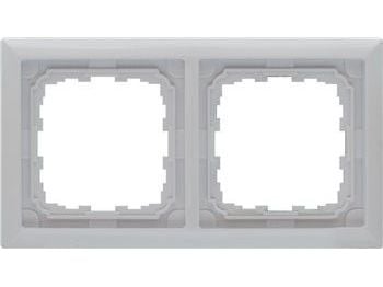 KOS dubbelram aluminium vit KOS66 (660482)