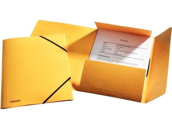 Esselte 26591, A4, Fotoark kartong, Gult, Matt, Portrett, 390 g/m²