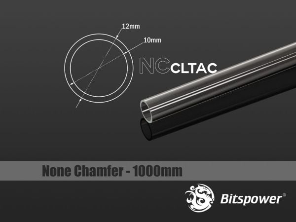 Bitspower BP-NCCLT12AC-L1000, Tuubi, Läpinäkyvä, 1,2 cm, 100 cm