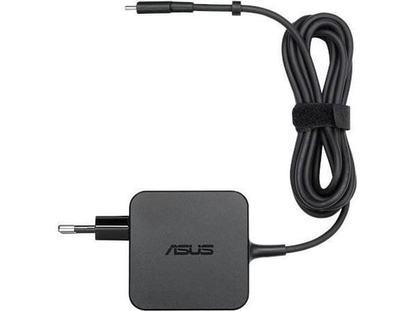 ASUS AC65-00 - Strømadapter - AC 100-240 V - 65 watt - Europa - svart - for Chromebook 12; ExpertBook B9; P5; ZenBook 13; 13 OLED; 14; ZenBook Flip 13