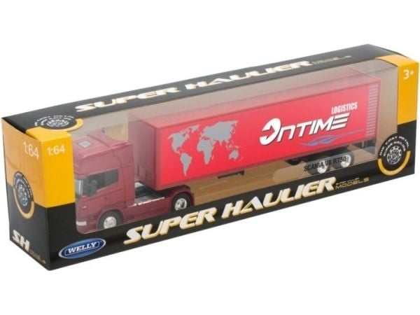 Dromader WELLY TRUCK 1:64 Scania V8 m. pude R730 Dromader WELLY TRUCK 1:64 Scania V8 m. pude R730