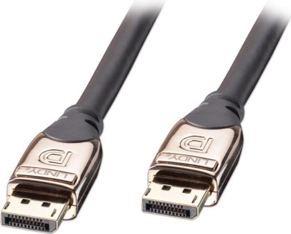 Lindy 20m, DisplayPort - DisplayPort, 20 m, DisplayPort, DisplayPort, Hankjønn, Hankjønn, 3840 x 2160 piksler