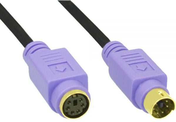 InLine 13342W, 2 m, Hanstik/Hunstik, svart