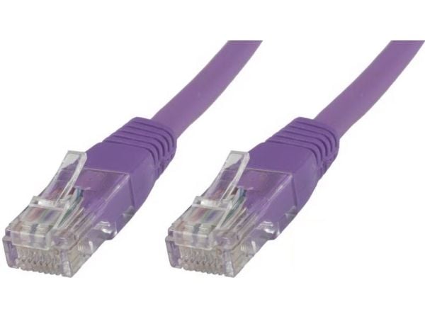 MicroConnect - Nettverkskabel - RJ-45 (hann) til RJ-45 (hann) - 1.5 m - UTP - CAT 6 - halogenfri, flertrådet - purpur