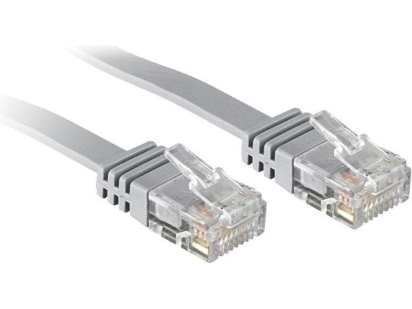 Lindy 47493, 3 m, Cat6, U/UTP (UTP), RJ-45, RJ-45, Grå