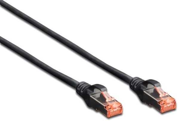 DIGITUS Professional - Koblingskabel - RJ-45 (hann) til RJ-45 (hann) - 2 m - SFTP, PiMF - CAT 6 - IEEE 802.3 - halogenfri, formstøpt, uten hindring...
