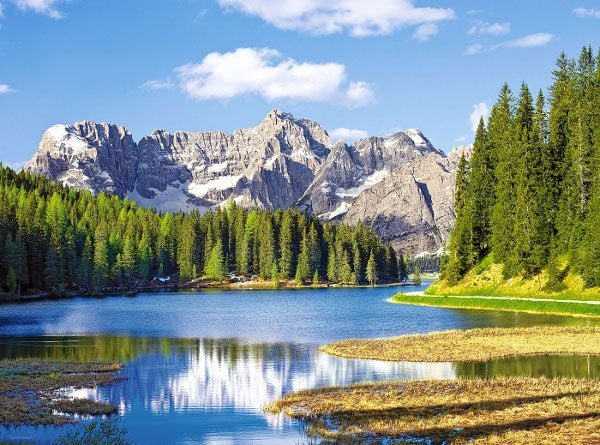 Castorland Puzzle 3000 palaa Misurina-järvi, Italia (300198)