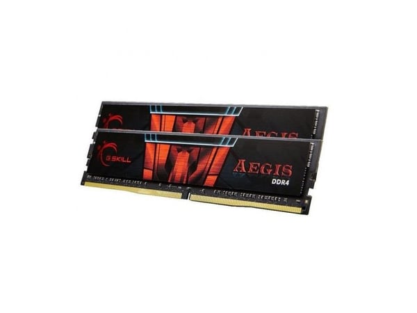 G.Skill AEGIS - DDR4 - sett - 16 GB: 2 x 8 GB - DIMM 288-pin - 2400 MHz / PC4-19200 - CL17 - 1.2 V - ikke-bufret - ikke-ECC