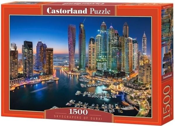 Castorland Skyscrapers of Dubai, 1500 kpl, Kaupunki, 9 vuosi/vuosia