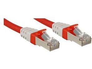 Lindy 45383, 0,3 m, Cat6a, S/FTP (S-STP), RJ-45, RJ-45, Rød