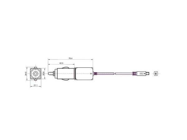 Techly IPW-CAR-MICRO1, Automaattinen, sikarin sytytin, 5 V, 1,5 m, musta