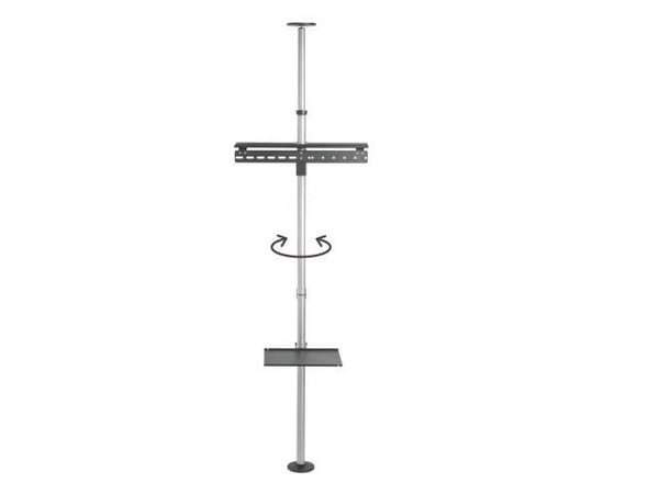 Techly ICA-TR32, 94 cm (37"), 177,8 cm (70"), 30 kg, 200 x 200 mm, 600 x 400 mm, Sølv