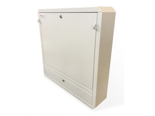 Techly ICRLIM06, Grå, Stål, 48,3 cm (19"), Nøkkel, 596 mm, 127 mm