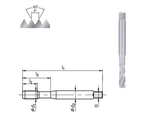 Fanar maskin gjengeverktøy gjengeform M10 (C2-511101-0100)