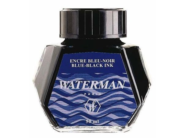 Waterman S0110790, Sininen, Musta, Läpinäkyvä, Mustekynä, 50 ml, 1 kpl