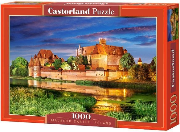 Castorland Malbork Castle, Poland 1000 pcs, 1000 stykker, Landskap, 9 år
