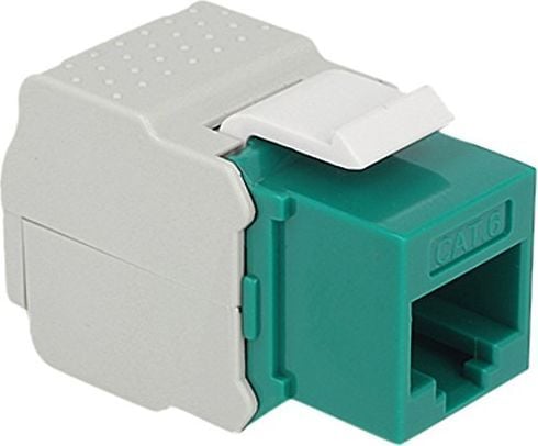 Delock - Modulinnlegg - CAT 6 - UTP - RJ-45 - grønn