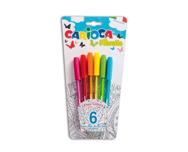 Carioca Fiorella Kynät 6 väriä (198218)