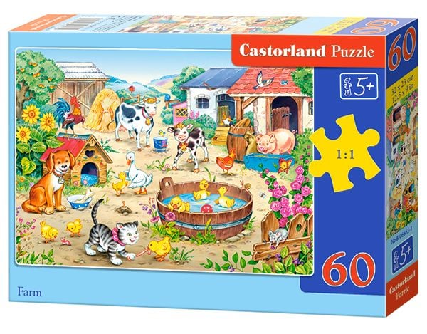 Castorland Puzzle Farm 60 elementer (06663)