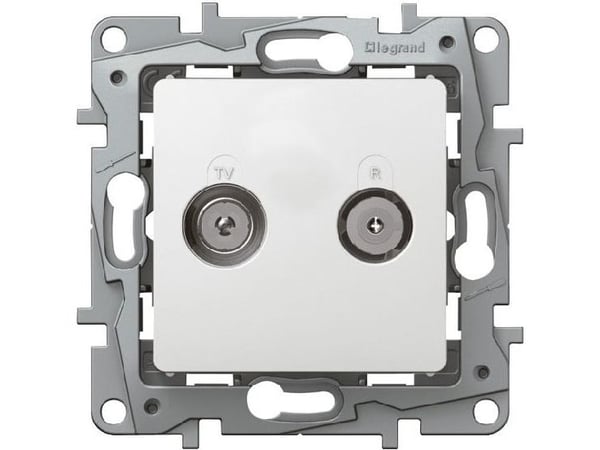 LEGRAND 664561 Niloe TV-radion läpivientipistorasia 14dB