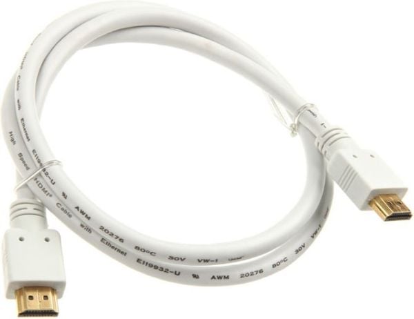 InLine HDMI/HDMI 1,5 m, 1,5 m, HDMI Type A (Standard), HDMI Type A (Standard), 4096 x 2160 piksler, 3D, Hvid