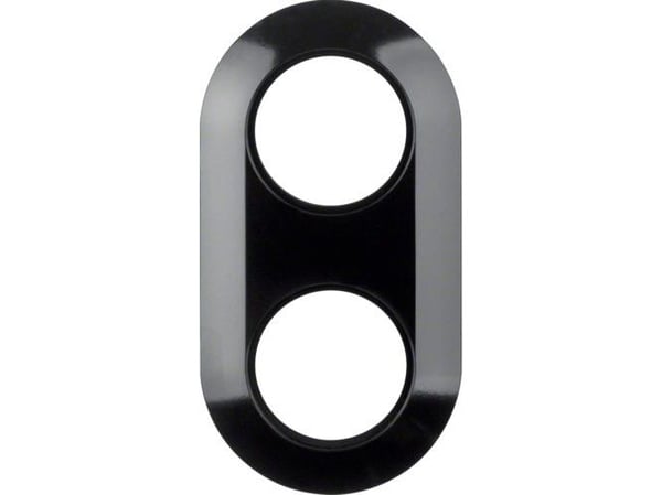 Berker 138121, Musta, Duroplast, Ruuviton, Berker, Kiiltävä, 2 kpl