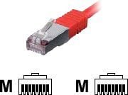 Equip 605520, 1 m, Cat6, S/FTP (S-STP), RJ-45, RJ-45, Rød
