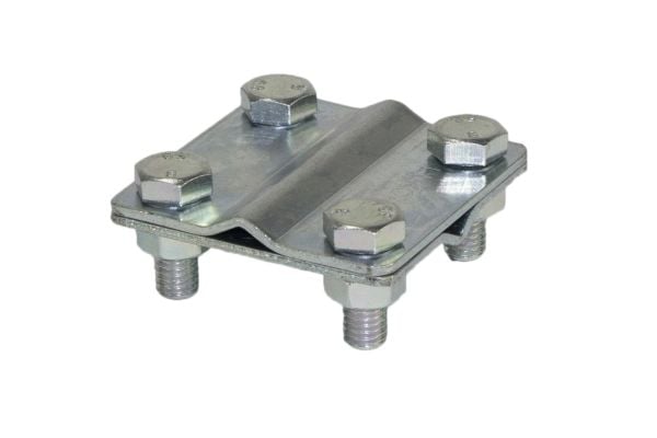 Elko Bis krysskobling 4-hulls 57x57 mm galvanisert