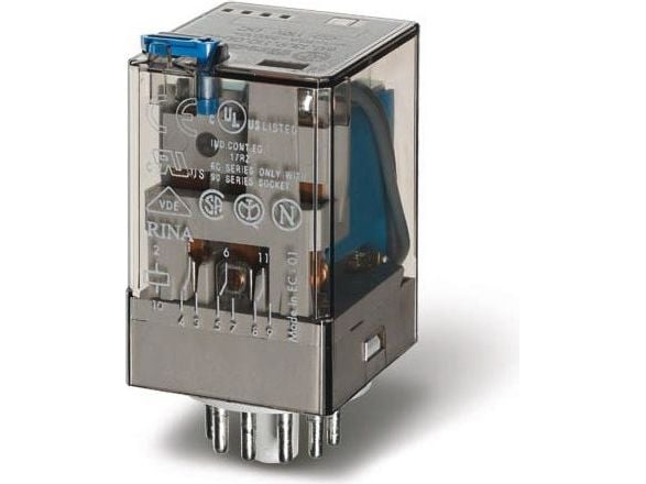 Finder 60.13.8.110.0040 Stikrelæ 110 V/AC 10 A 3 x omskifter 1 stk