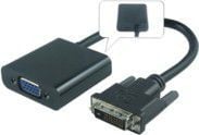 MicroConnect - Videokonverter - Lontium LT8511 - DVI - VGA - svart