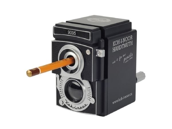 Koh-I-Noor H9095-110, Käsikäyttöinen kynäteroitin, Musta, Muovi, 68 mm, 100 mm, 113 mm