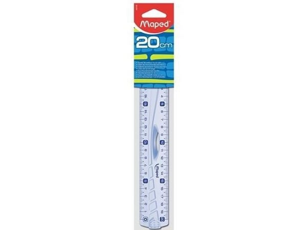 Maped 242120, Plastikk, Blå, Translucent, cm, MM Fiber, 20 cm, 1 stykker, Hengepose